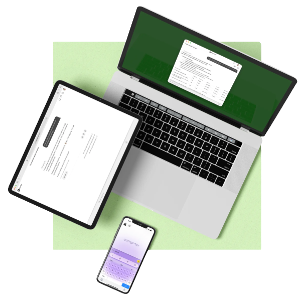 Computer across desktop, mobile & web